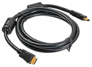 Кабель Buro HDMI 1.4 HDMI (m)-HDMI (m) v1.4 1.8м ф/фильтр черный