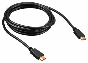 Кабель buro HDMI 1.4 HDMI (m)-HDMI (m) v1.4 2м GOLD черный