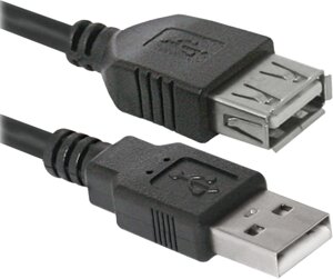 Кабель defender USB2 AM-AF 5M USB02-17 (87454)