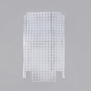 Канва-основа для вышивания шопера 34*54см пластик белый ау