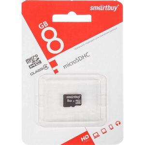 Карта памяти Smartbuy MicroSDHC 8GB Сlass4