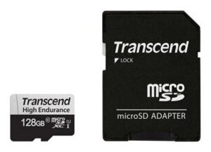 Карта памяти Transcend microSD 128GB TS128GUSD350V (adapter)