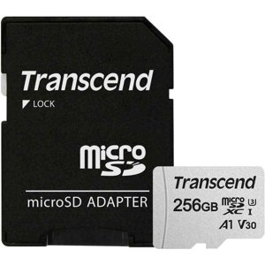 Карта памяти Transcend microSD 256GB TS256GUSD300S-A (adapter)