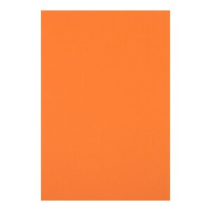 Картон цветной двусторонний а4, тонированный в массе, 10 листов, 180 г/м2, оранжевый