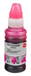 Картридж Cactus CS-I-CLI526M пурпурный 100мл (Чернила)