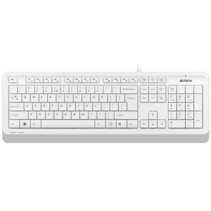 Клавиатура A4Tech Fstyler FK10 USB белый/серый