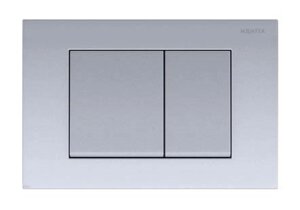Кнопка смыва AQUATEK 001C Хром матовая (клавиши квадрат) (KDI-0000011)