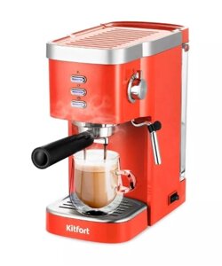 Кофеварка Kitfort KT-7114-1 красный