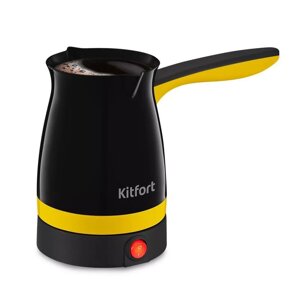 Кофеварка Kitfort KT-7183-3 черно-желтый