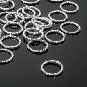Кольцо соединительное (разъемное) из нержавеющей стали, 1,51,5см, цвет серебро