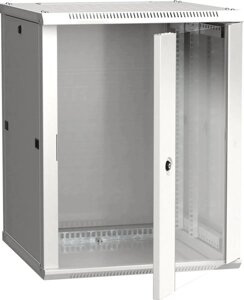 Коммутационный шкаф ITK LWR3-12U66-GF настенный, стеклянная передняя дверь, 12U, 600x635x600мм