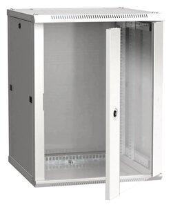 Коммутационный шкаф ITK LWR3-18U66-GF настенный, стеклянная передняя дверь, 18U, 600x900x600мм