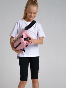 Комплект футболка шорты спортивный костюм школьницы трикотажный школьный мешочек