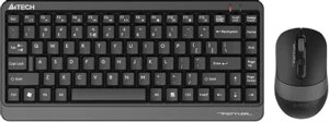 Комплект мыши и клавиатуры A4Tech Fstyler FG1110 черный/серый