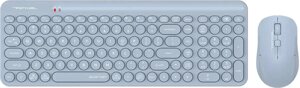 Комплект мыши и клавиатуры A4Tech Fstyler FG3300 Air синий/синий