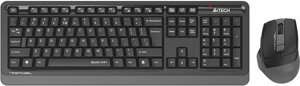 Комплект мыши и клавиатуры A4Tech Fstyler FGS1035Q черный/серый