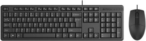 Комплект мыши и клавиатуры A4Tech KR-3330 черный/черный
