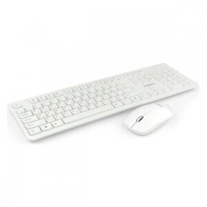 Комплект мыши и клавиатуры Гарнизон GKS-140 белый