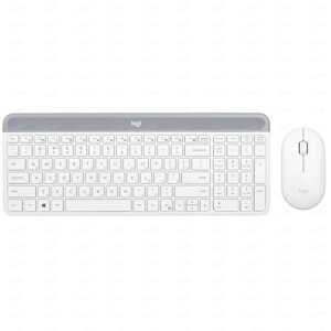 Комплект мыши и клавиатуры Logitech Combo MK470 белый (920-009207)