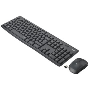 Комплект мыши и клавиатуры Logitech MK295 GRAPHITE (920-009807)