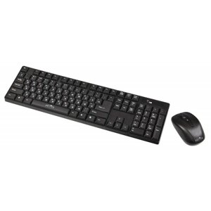 Комплект мыши и клавиатуры Oklick 210M черный USB