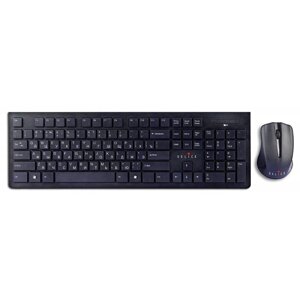 Комплект мыши и клавиатуры Oklick 250M черный USB