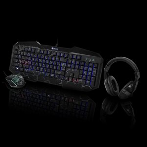 Комплект мыши и клавиатуры Oklick HS-HKM100G IMPERIAL черный