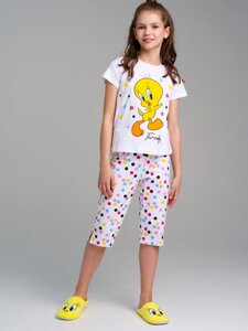Комплект трикотажный фуфайка футболка брюки пижама