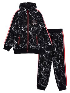 Комплект трикотажный толстовка брюки спортивный костюм школьника спортивные штаны