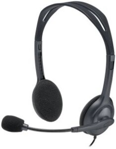 Компьютерная гарнитура Logitech Headset H111 Stereo grey (981-000594)