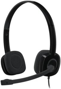 Компьютерная гарнитура Logitech Headset H151 Stereo black (981-000590)