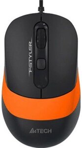 Компьютерная мышь A4Tech Fstyler FM10 черный/оранжевый