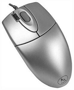 Компьютерная мышь A4Tech OP-620D USB серебристый
