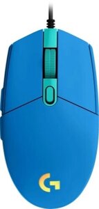 Компьютерная мышь Logitech G203 LIGHTSYNC Blue (910 005798)