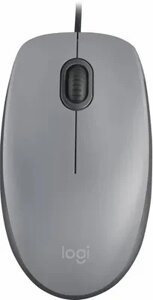 Компьютерная мышь Logitech M110 серый/темно-серый (910-006760)