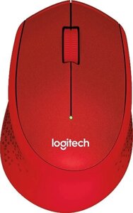 Компьютерная мышь Logitech M331 Silent Plus красный (910-004916)