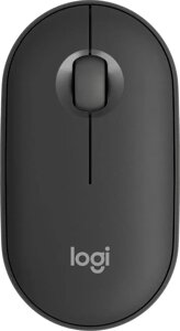 Компьютерная мышь Logitech Pebble M350S графитовый (910-007015)