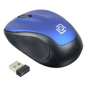 Компьютерная мышь Oklick 665MW черный/синий