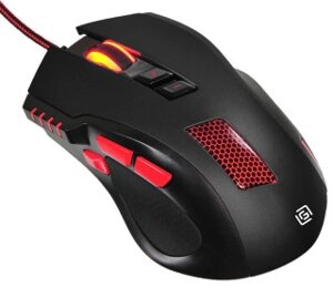 Компьютерная мышь Oklick 806G черный/красный