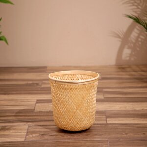 Корзинка плетеная, из бамбука 22х22х25 см