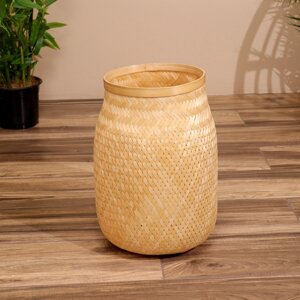 Корзинка плетеная, из бамбука 30*30*41 см
