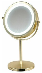 Косметическое зеркало Hasten HAS1812 yellow gold