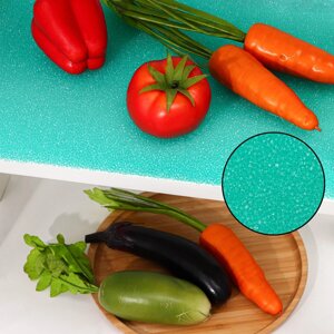 Коврик в холодильник доляна, 3050 см, поролон, цвет зеленый