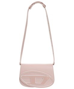 Кожаная сумка 1DR с металлическим логотипом