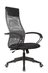 Кресло Бюрократ CH-607 темно-серый TW-04 сиденье черный Neo Black сетка/ткань