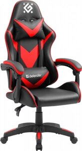 Кресло Defender XCOM Чёрный/Красный (64337)