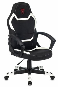 Кресло Zombie 10 текстиль/эко. кожа черный/белый