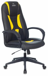 Кресло Zombie 8 эко. кожа черный/желтый