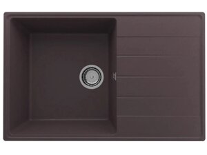 Кухонная мойка Ulgran Quartz Prima 780-06 трюфель