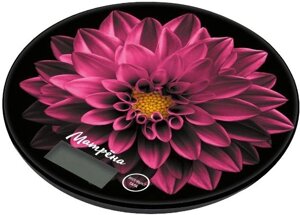 Кухонные весы Матрена МА-197 пурпурный цветок (8116)